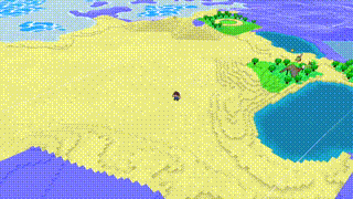 Worm jumping out of the ground